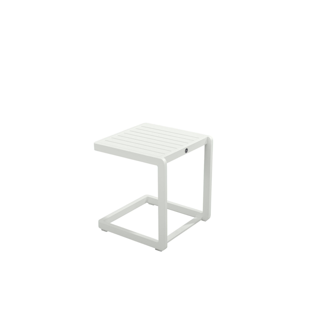 Black Frame Kazoku Lounger with Headrest and Hokan Side Table