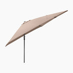 Glow Challenger T2 3m Square Cantilever Parasol in Taupe with 90kg Granite Base