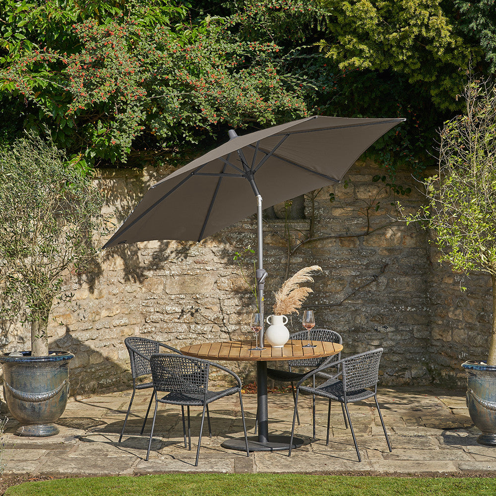 Riva 2.5m Round Taupe Parasol