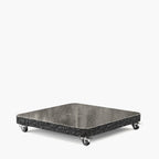 Challenger T2 3.5 x 2.6m Rectangular Anthracite Free Arm Parasol and Granite Base