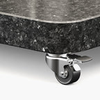 Challenger T2 3.5 x 2.6m Rectangular Anthracite Free Arm Parasol and Granite Base
