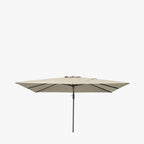 Challenger T2 3.5 x 2.6m Rectangular Champagne Free Arm Parasol and Granite Base