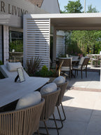 Calma Dining Table with 6 Calera Dining Chairs