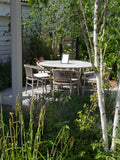 Bowie Round Teak Dining Table with Kevin Dining Chairs