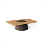Loreto Corner Sofa Set with Coffee Tables and Serving Trolley