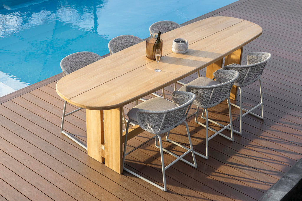 Teak Valeria/Calobra Garden Dining Set
