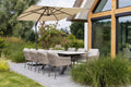 Maratea/Hydra 8 Seat Extending Dining Set (240-300cm)