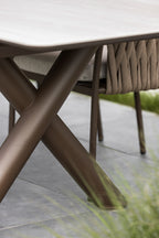 Maratea/Hydra 8 Seat Extending Dining Set (240-300cm)