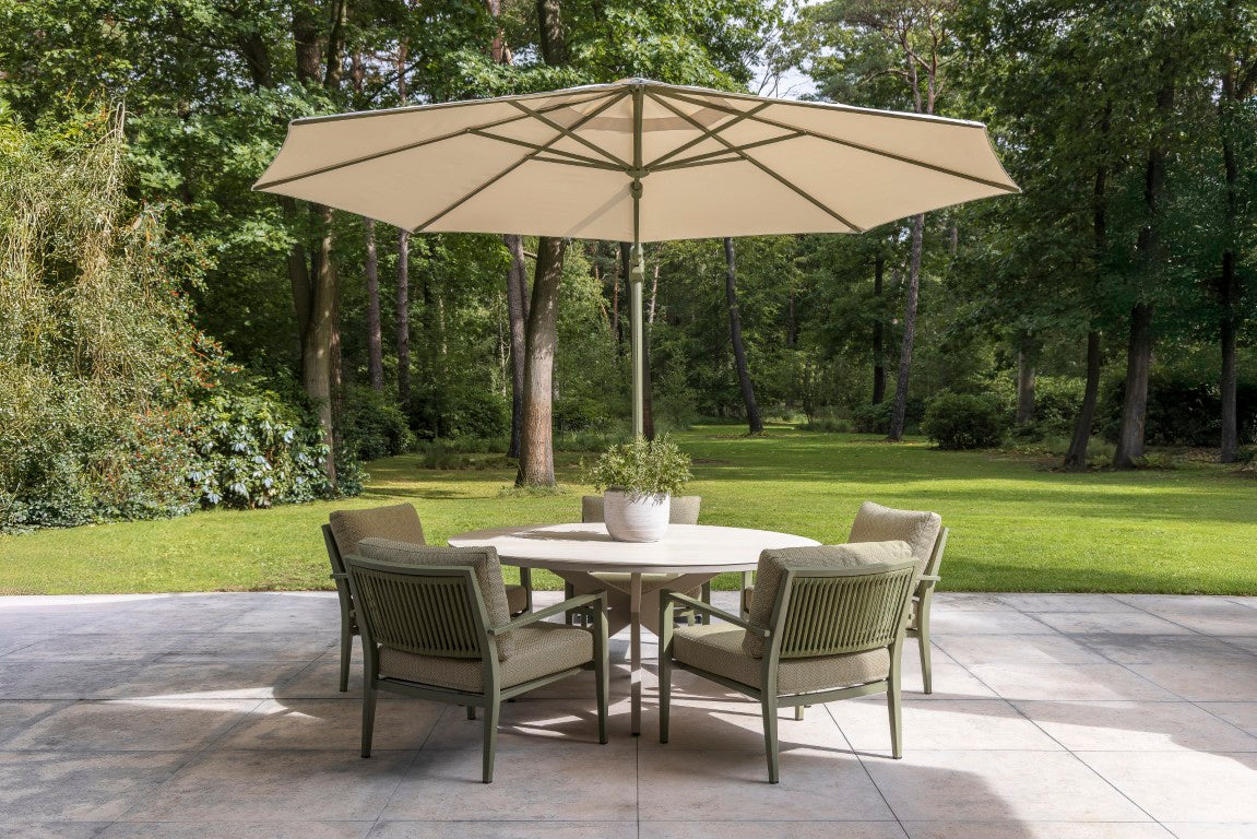Cavalo 3.5m Round Cantilever Parasol with 95kg Base