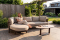 Murtoli Chaise Longue with Covo Coffee Table (120x60cm)