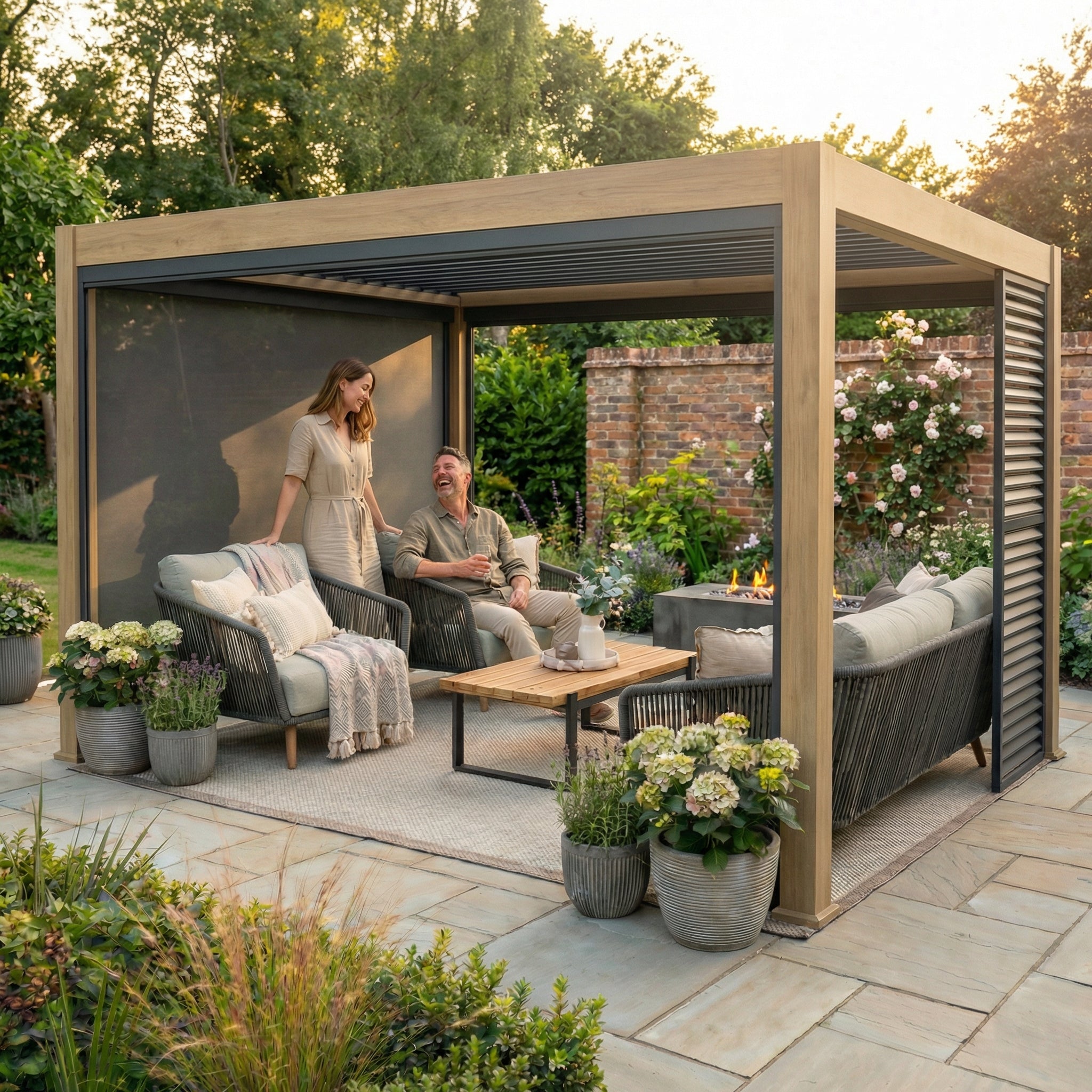 Saturn Aluminium Pergola