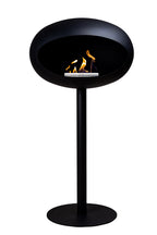 Dome 625 Black Ground Steel High Free Standing Fireplace