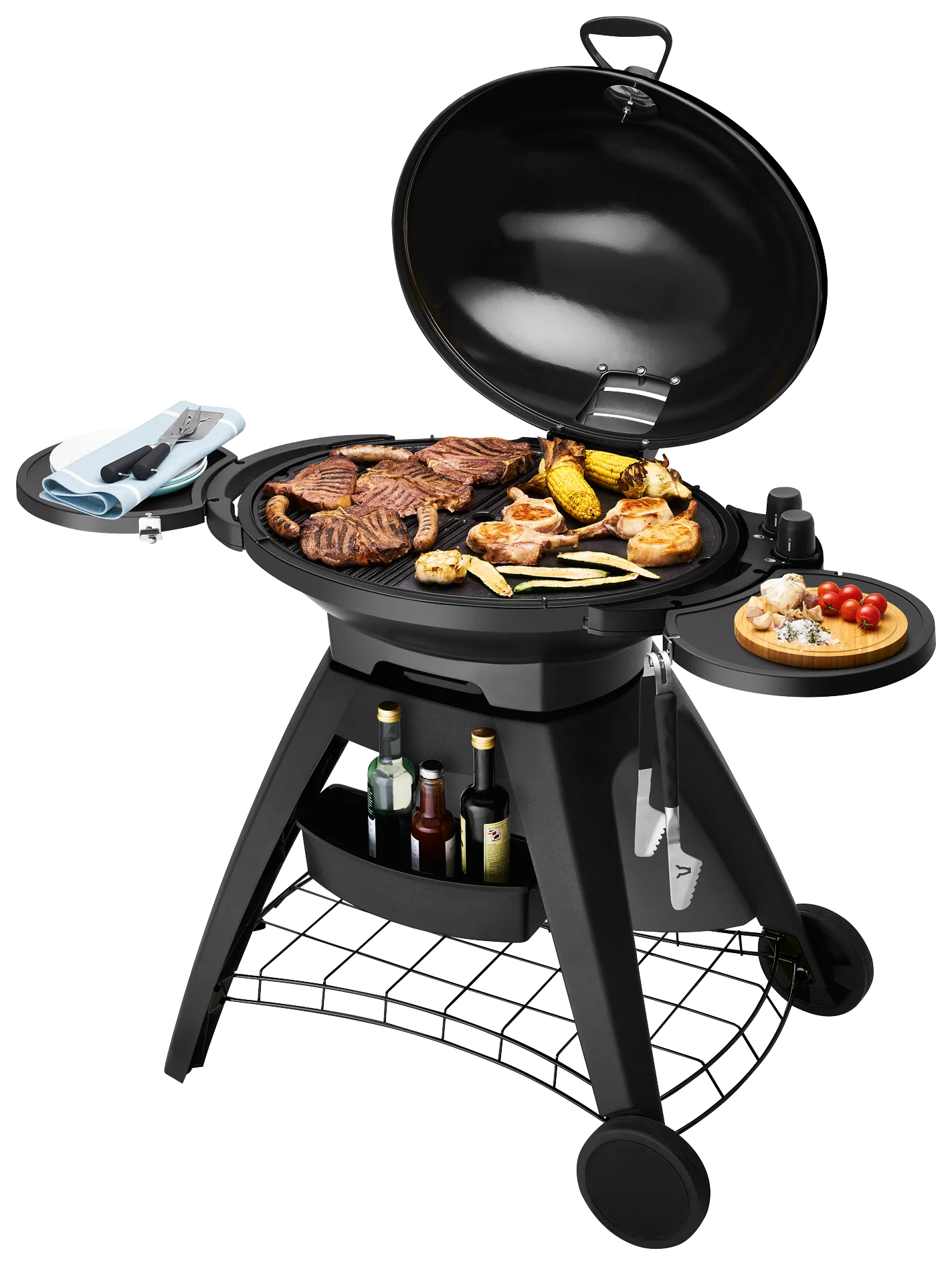 Bigg BUGG® BBQ & Trolley - Black