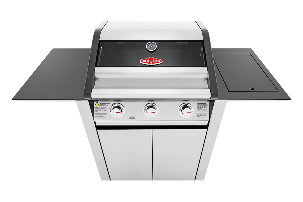 1600S Series - 3 Burner BBQ & Side Burner Trolley