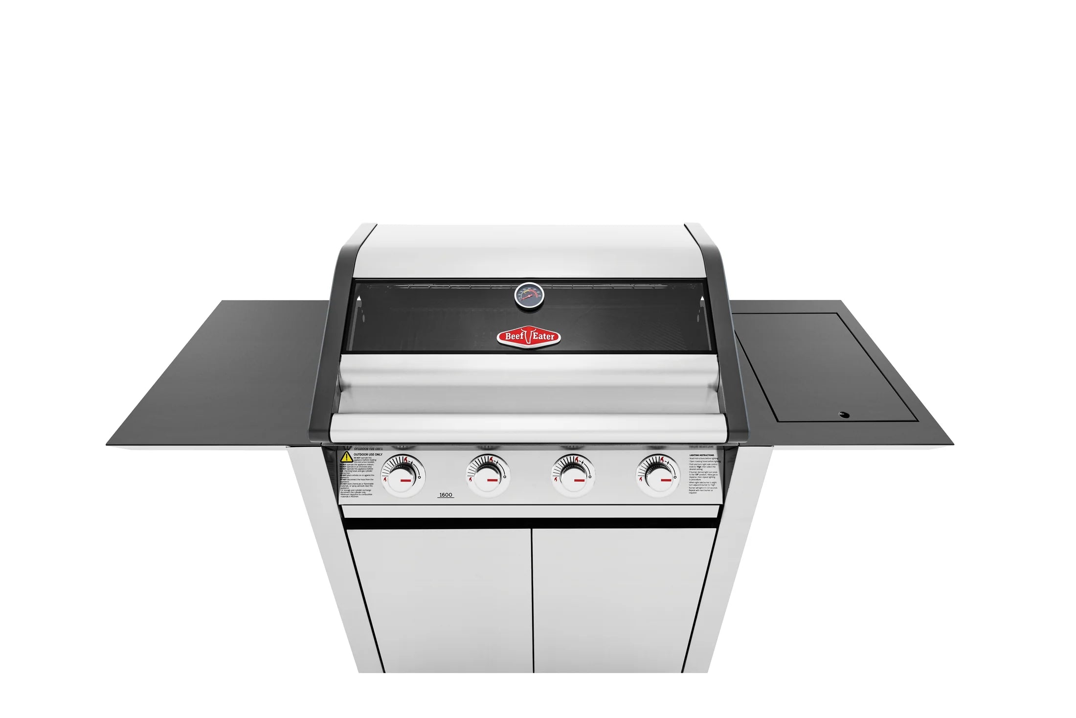 1600S Series - 4 Burner BBQ & Side Burner Trolley