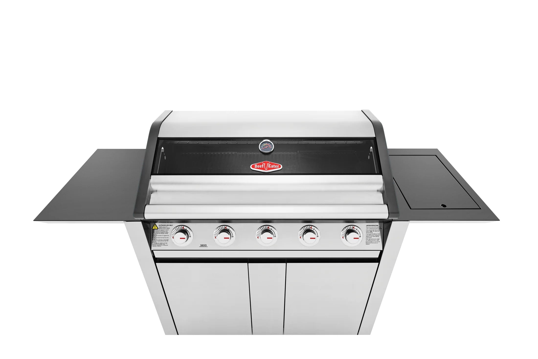 1600S Series - 5 Burner BBQ & Side Burner Trolley