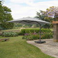 Challenger T2 3.5 x 2.6m Rectangular Grey Free Arm Parasol and Granite Base
