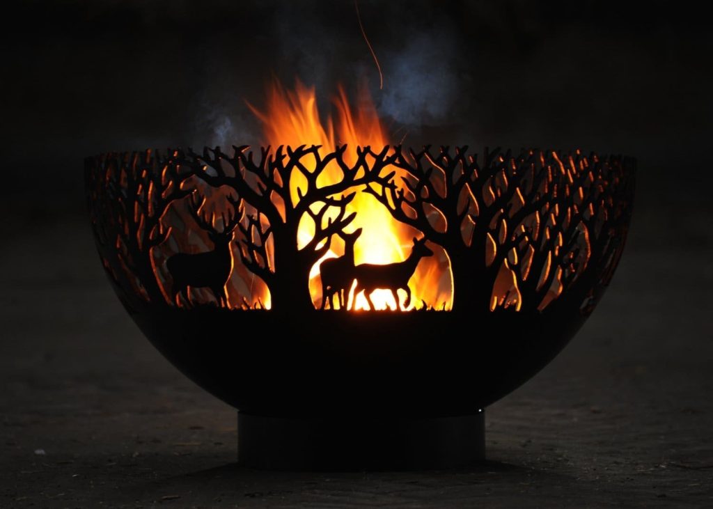 English Country Firepit Bowl