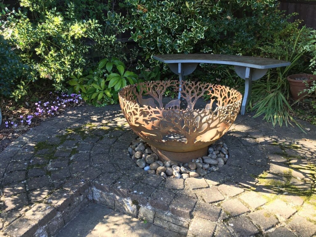 English Country Firepit Bowl