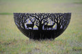 English Country Firepit Bowl