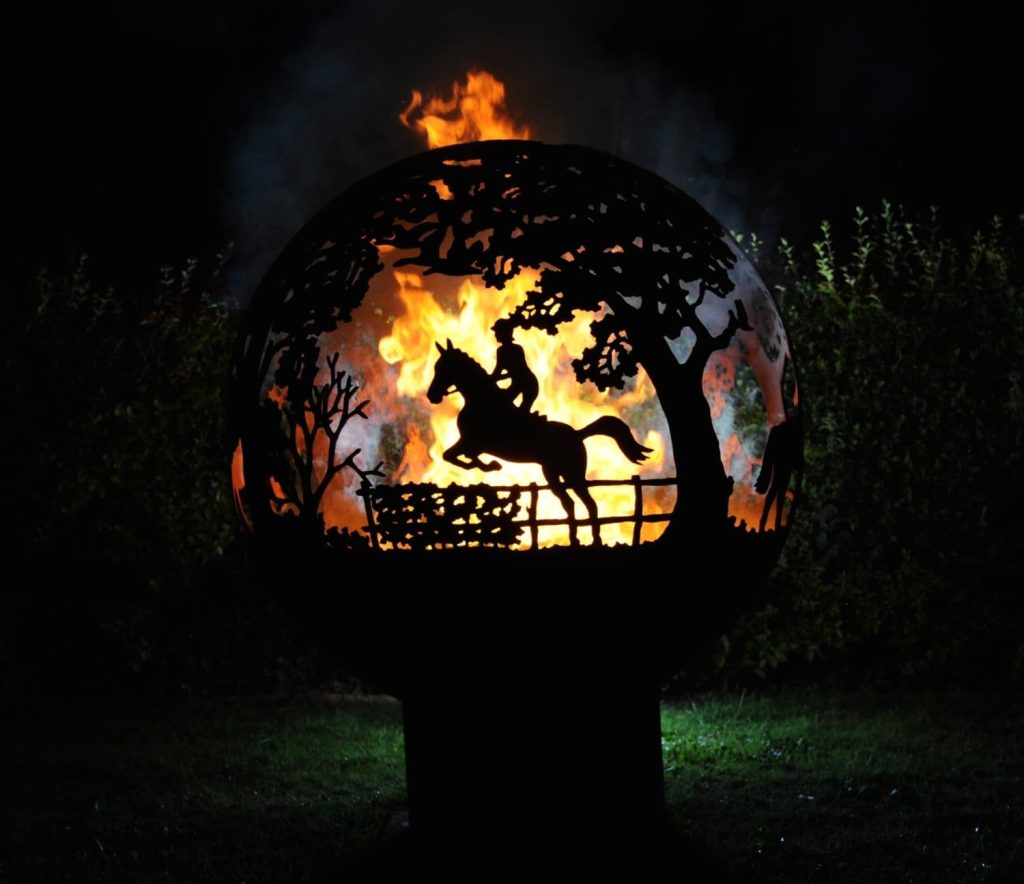 Equestrian Firepit Sphere