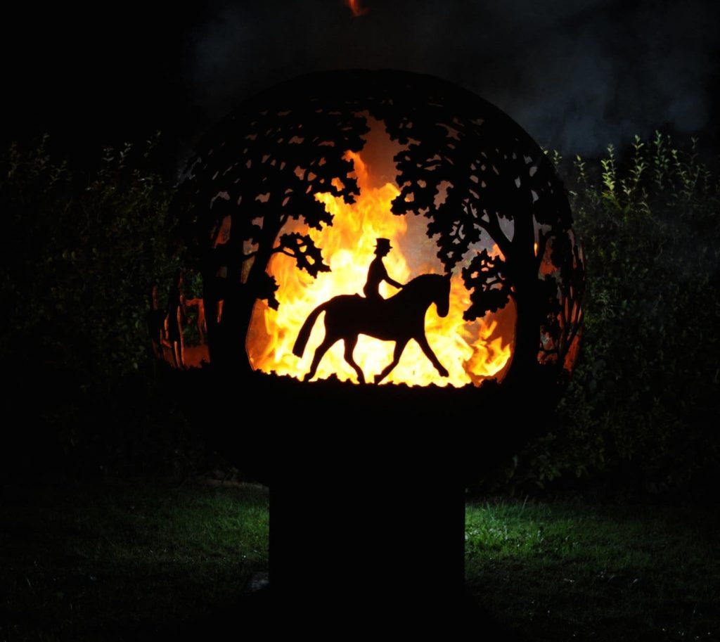 Equestrian Firepit Sphere