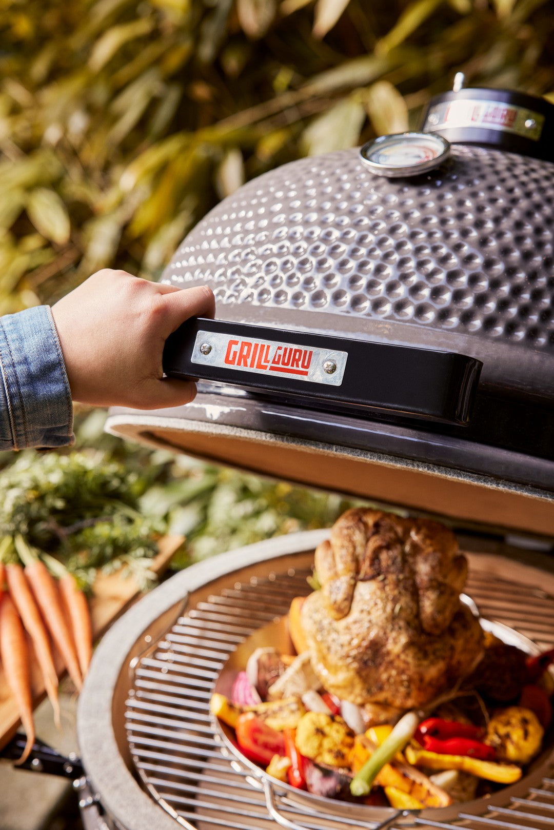 Grill Guru Prime Medium Kamado BBQ | Matt Black