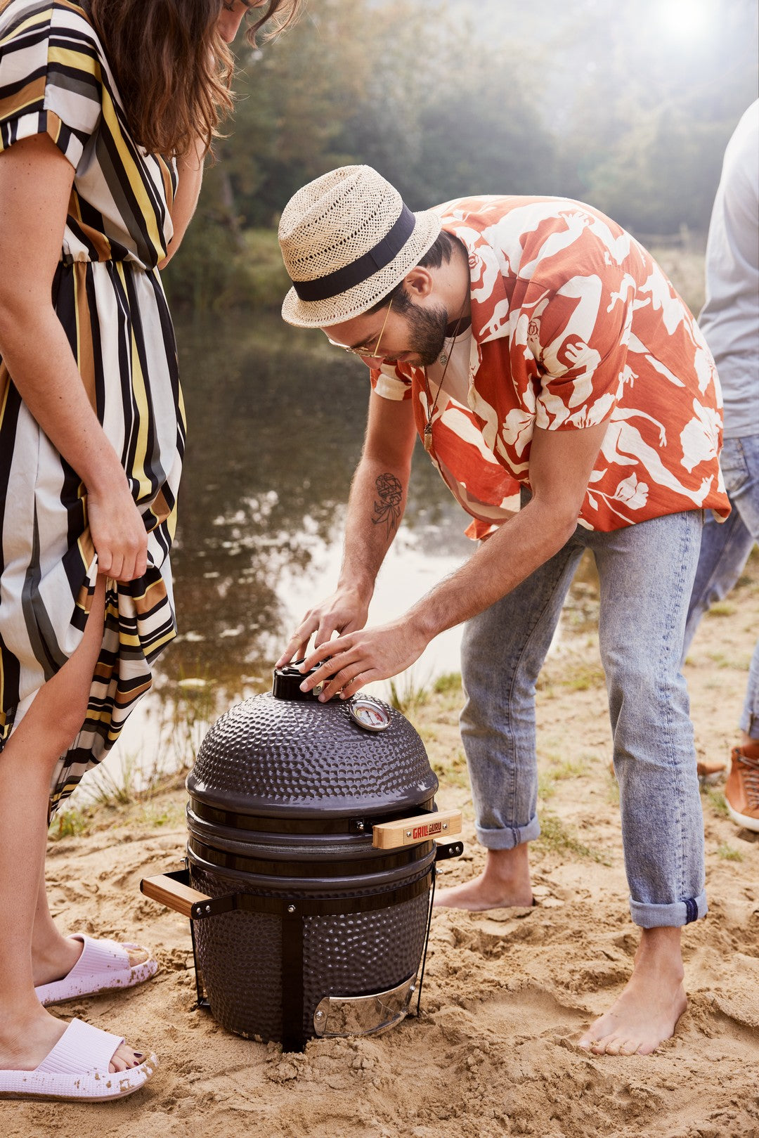 Grill Guru Prime Compact Kamado BBQ | Matt Black