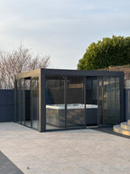Saturn Pergola Glass Sliding Doors Add-On