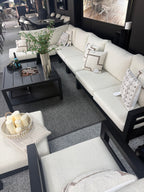 Midori Corner Sofa Set with Cosi Firepit Table