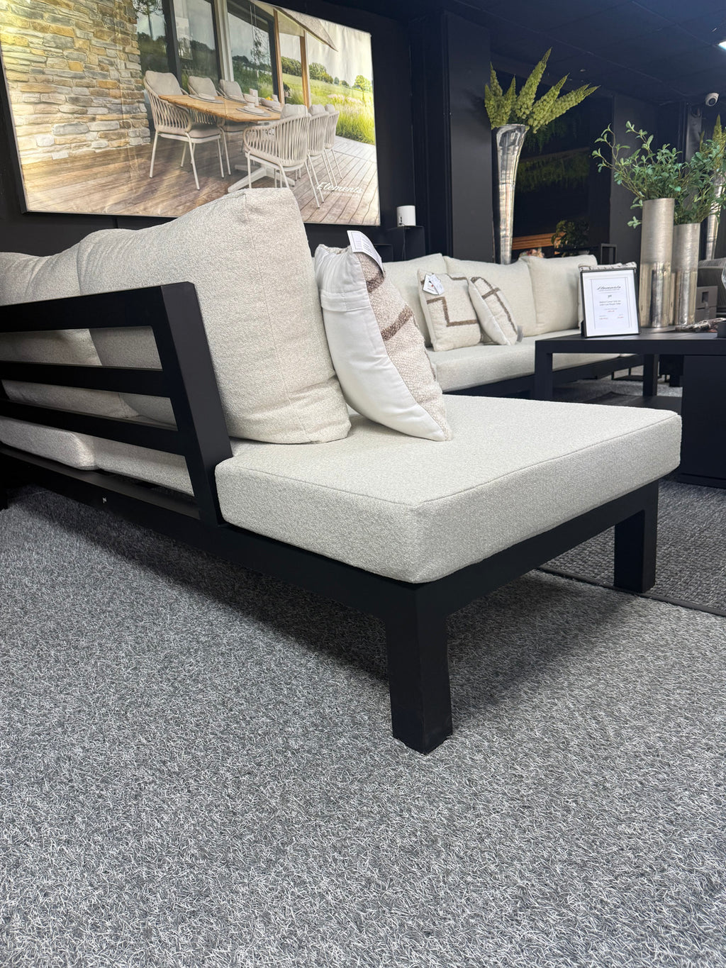 Midori Corner Sofa Set with Cosi Firepit Table