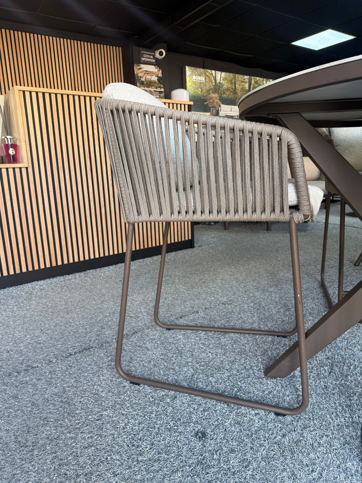 Calera High Dining Chairs with Calma High Dining Table