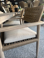 Lila Teak 8 Seater Dining Set