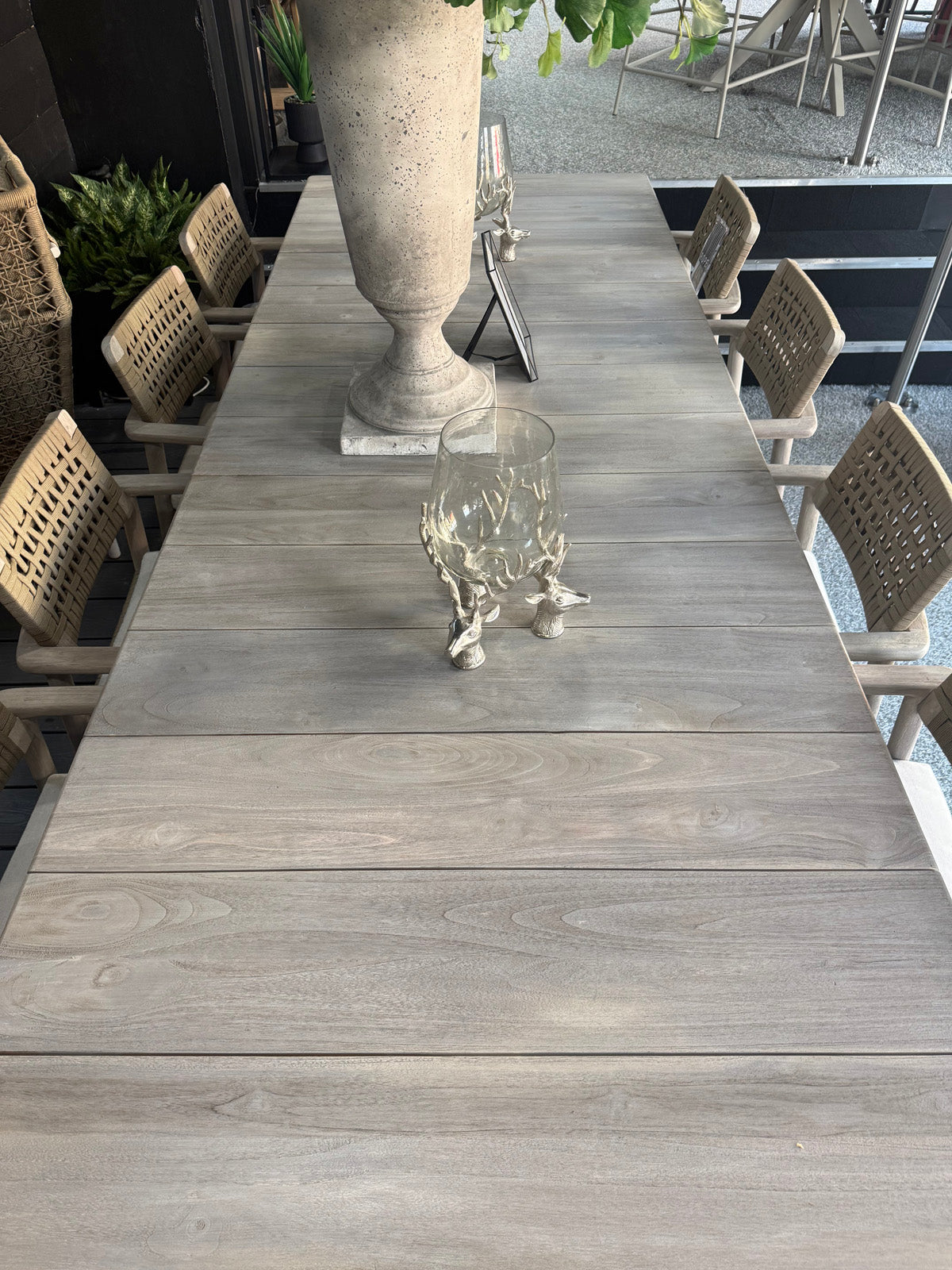 Lila Teak 8 Seater Dining Set
