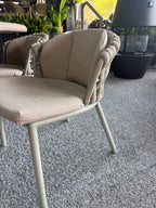 Florenza Dining Chairs with Corsica Round Dining Table