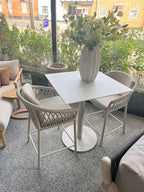 Peniche High Dining Dekton Table Top with Majinto High Dining Chairs