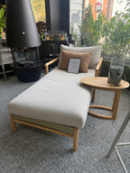 Lorenza Lounge Chair with Palma Side Table