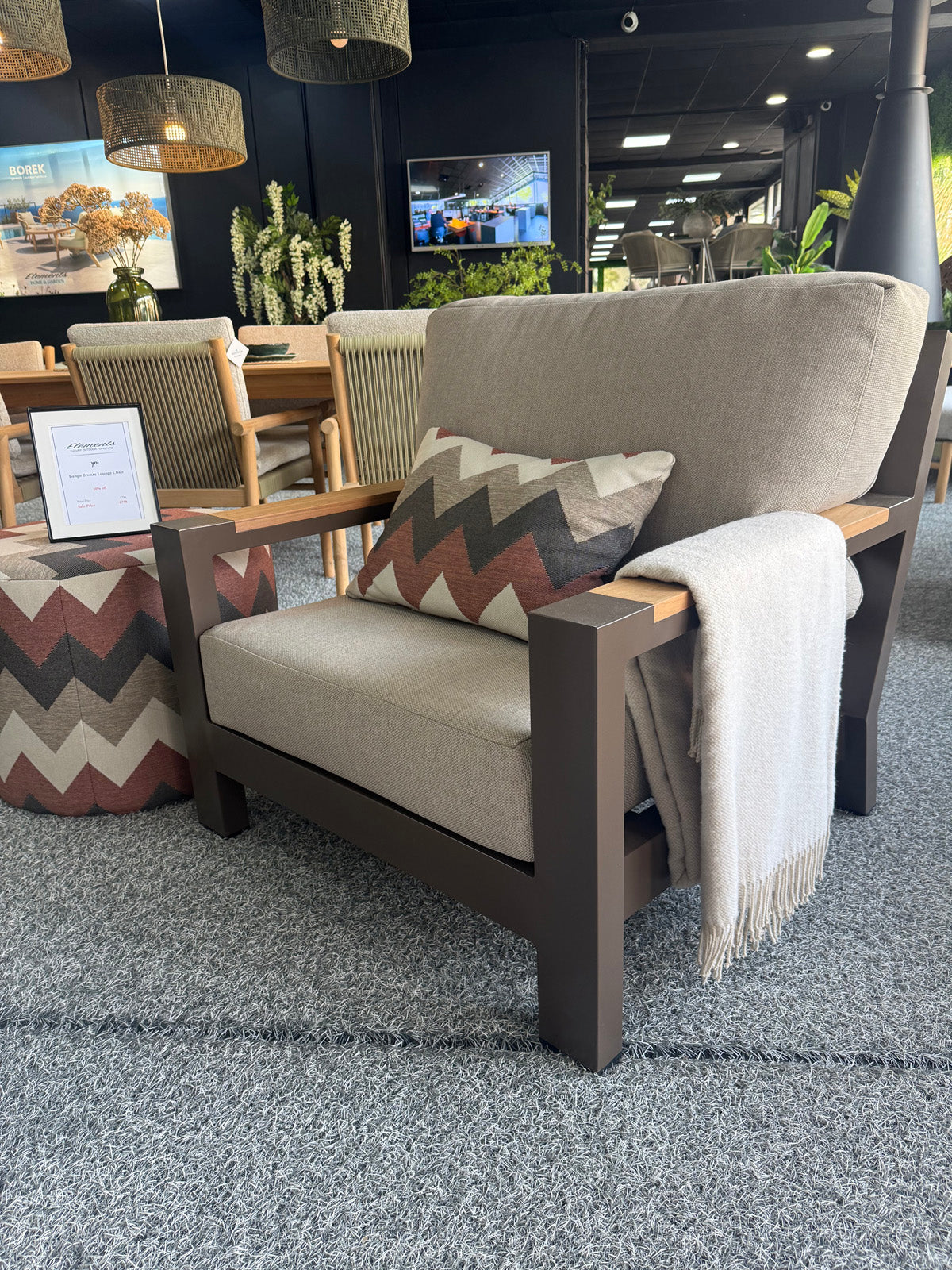 Bango Bronze Lounge Chair