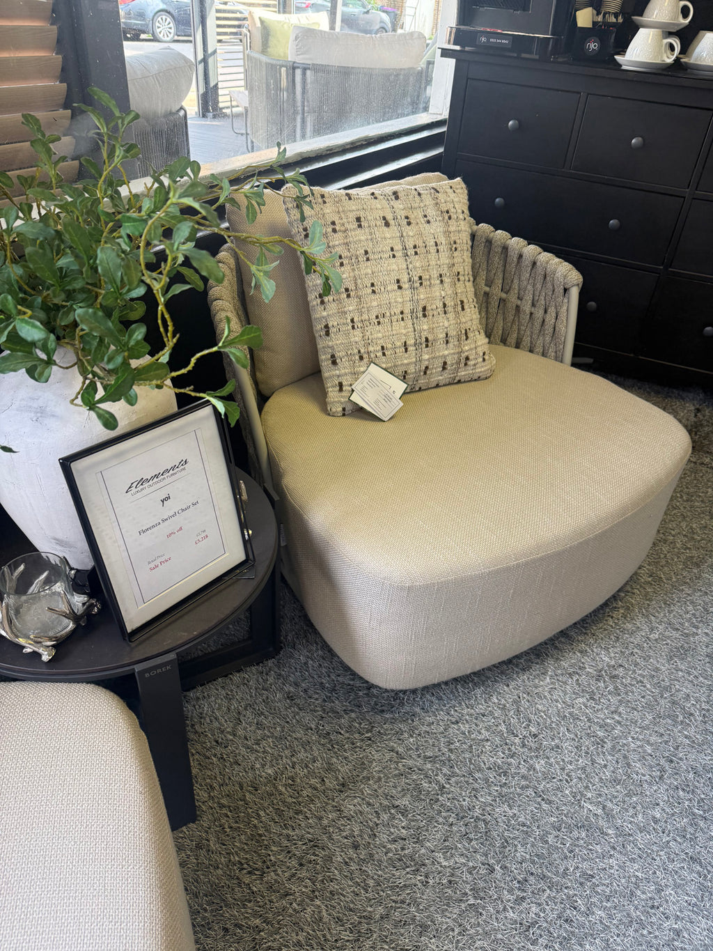 Florenza Swivel Chair Set