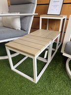 Swivel Lounge Chair and Side Tables Set