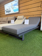 Kazuko Sun Lounger in Panther Grey