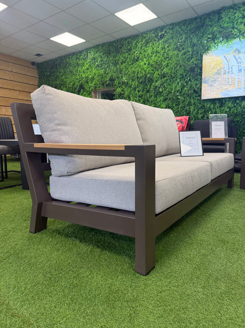 Bango Sofa Bronze/Teak
