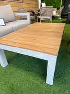 Midori 2 Seater Sofa with Teak Midori Coffee Table