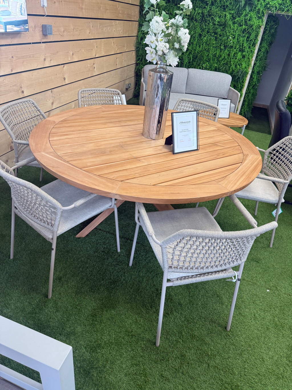 Barrista/Prado Round 6 Seater Dining Set