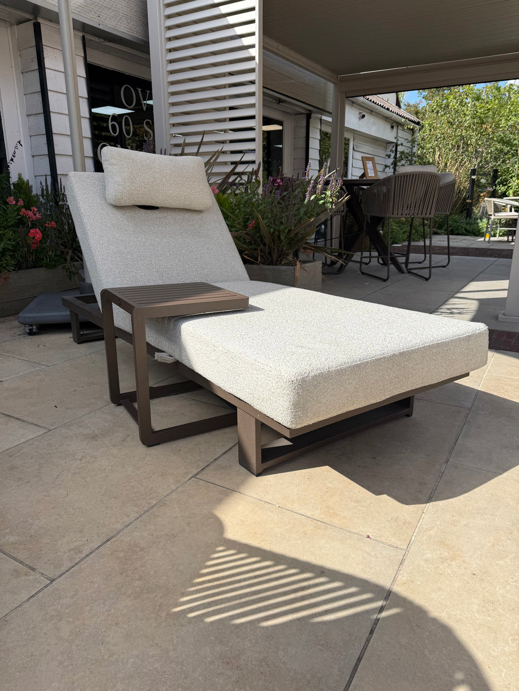 Kazuko Sun Lounger and Hokan Side Table