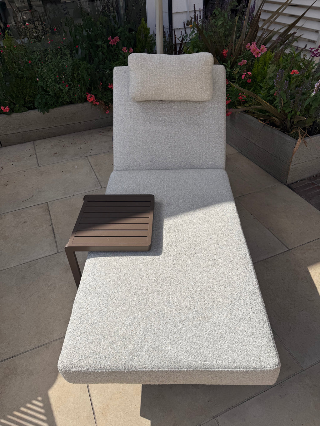 Kazuko Sun Lounger and Hokan Side Table