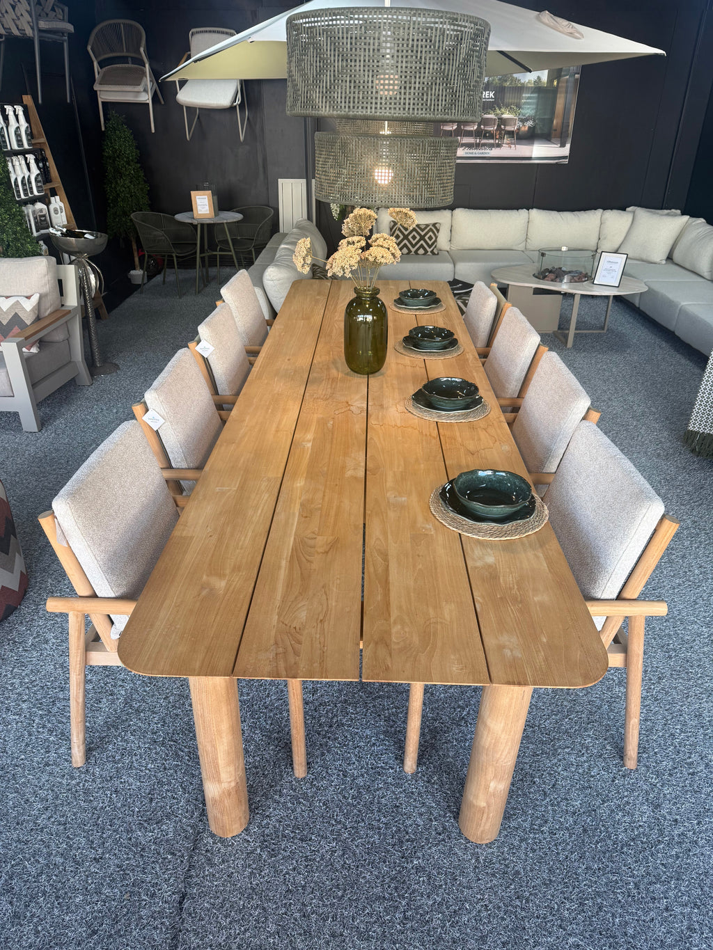 Lorenzo/Palma 8 Seater Dining Set
