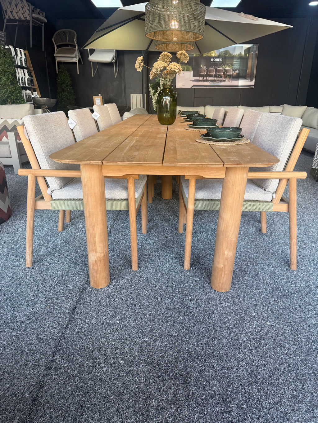 Lorenzo/Palma 8 Seater Dining Set