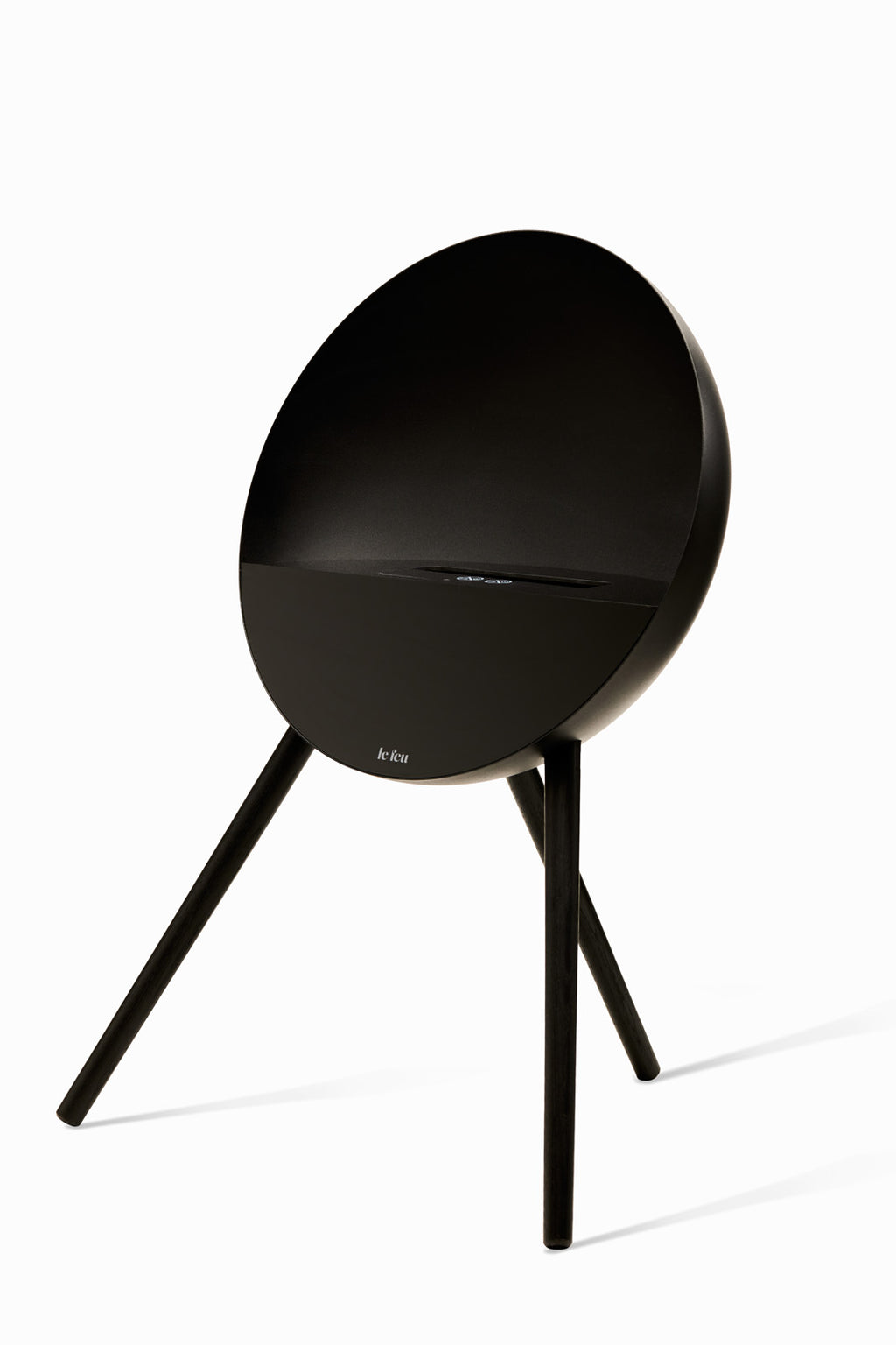 Eye Black Freestanding Fireplace