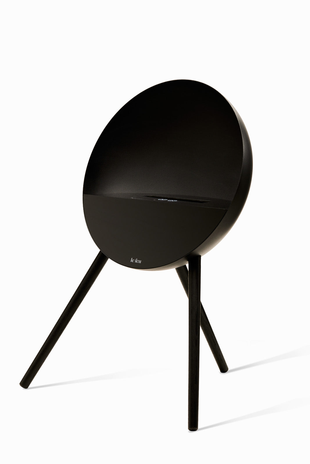 Eye Black Freestanding Fireplace